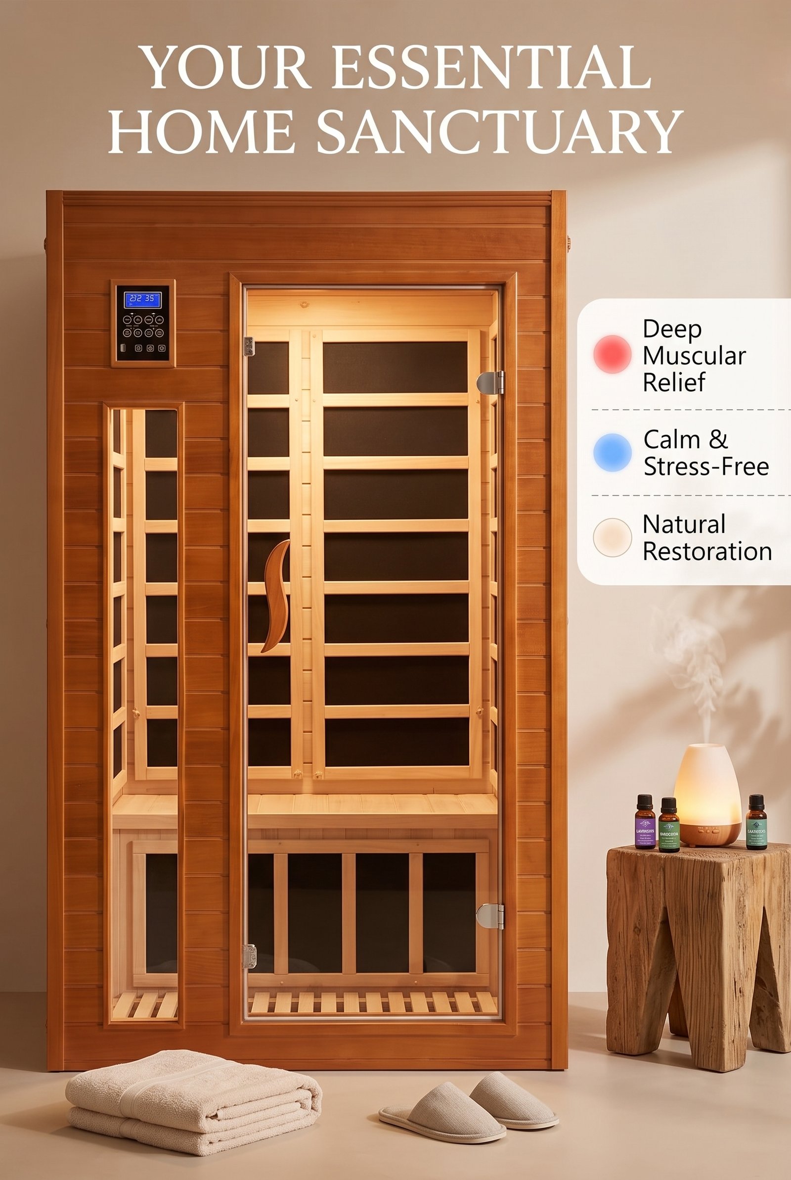 Turn an Unused Corner Into a Home Spa With This X-Vcak Infrared Sauna